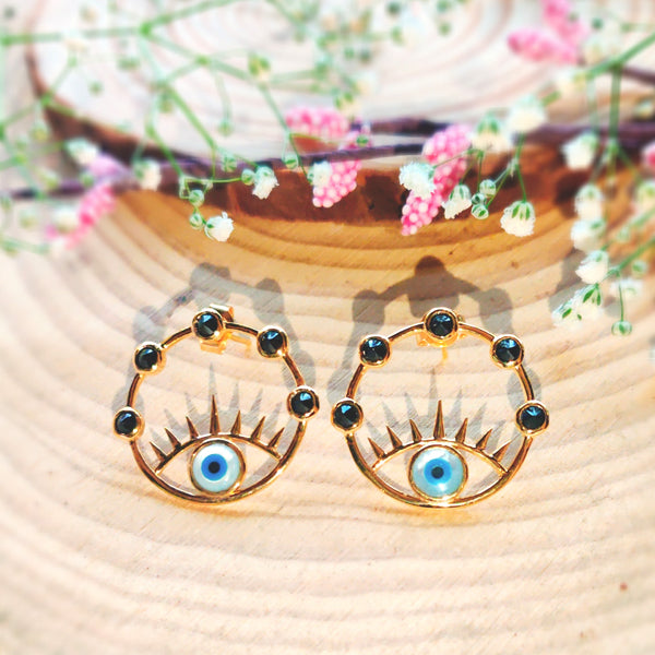 Evil Eye Cover Earrings