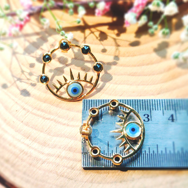 Evil Eye Cover Earrings