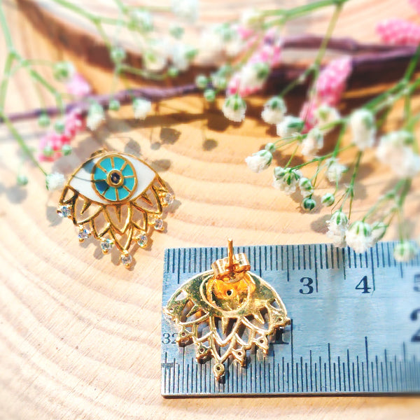Just Queenin Evil Eye Earring