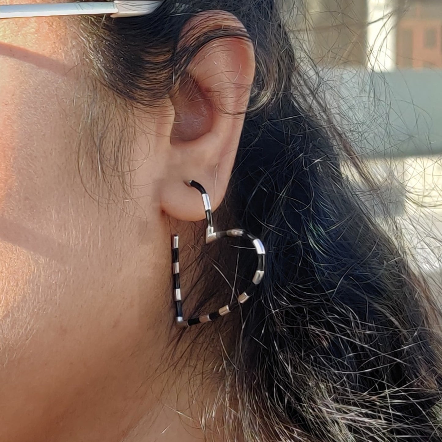 Love is Statement Hoop Earrings