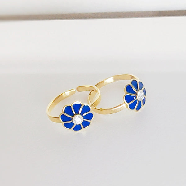 Tiny Bloom Toe Ring