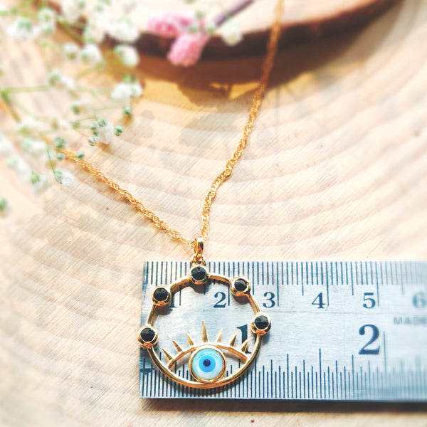 Evil Eye Cover Necklace