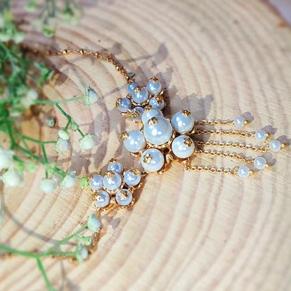 Charming Pearly Kopal Necklace