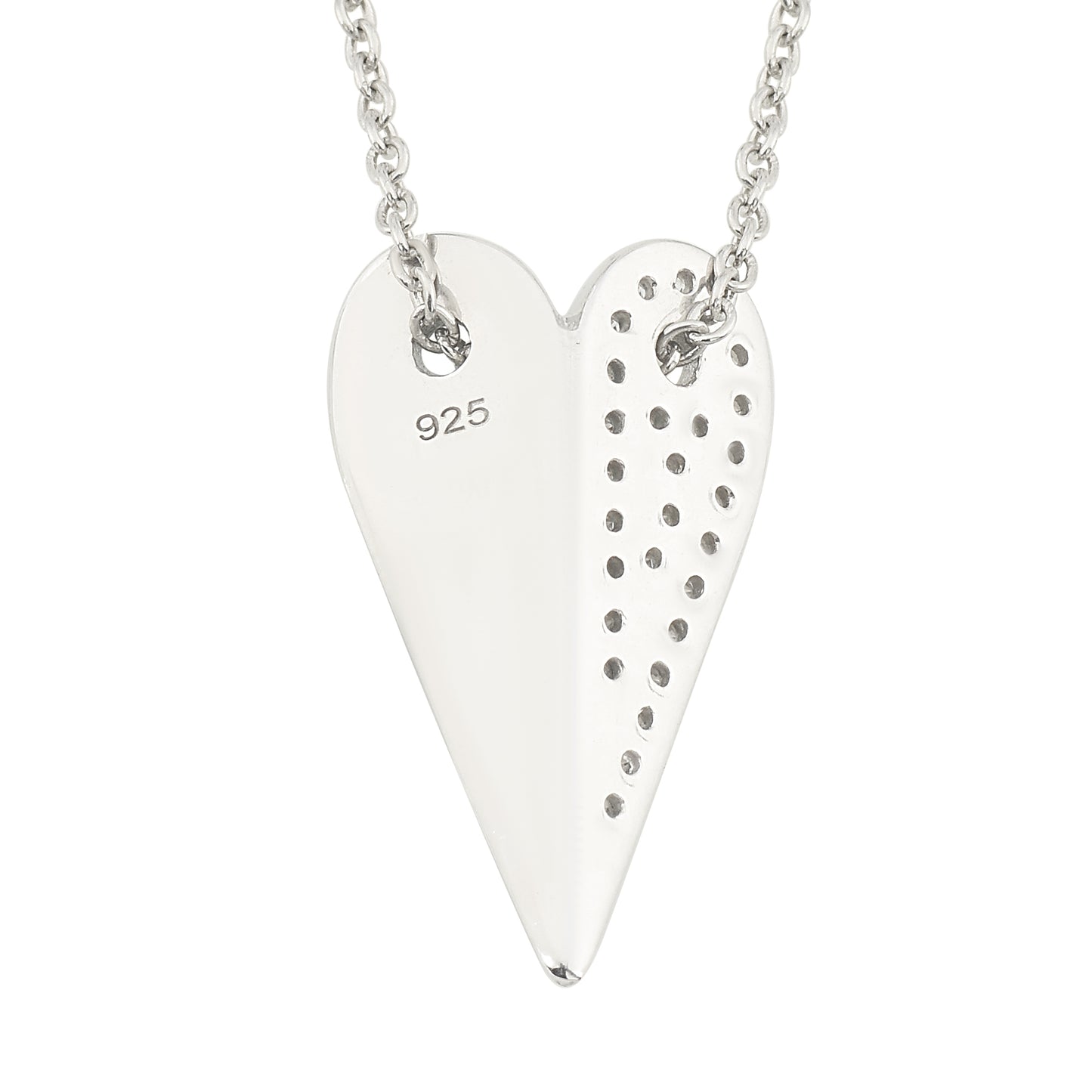 Cheerful Blue Heart Necklace
