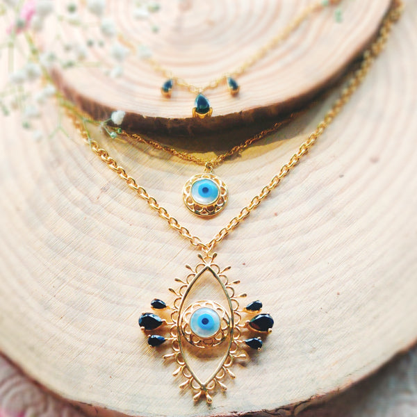 Magical Evil Eye Layered Necklace
