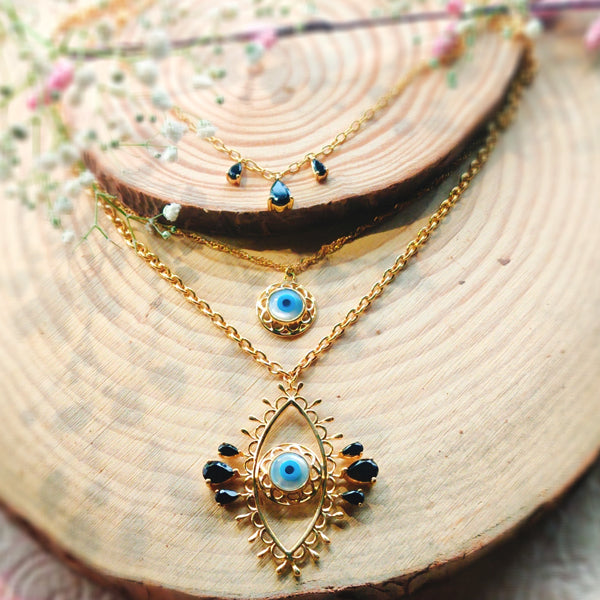 Magical Evil Eye Layered Necklace