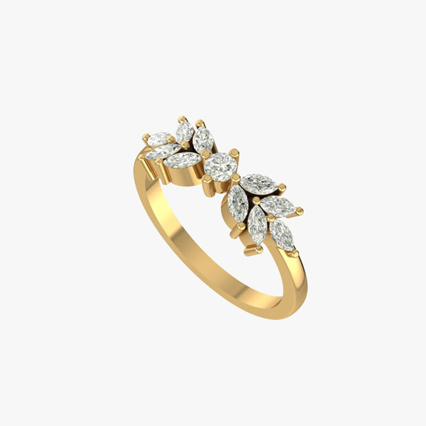 Stackable Sparkle Modern Mangalsutra Ring