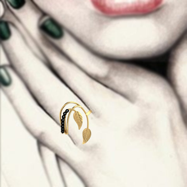 Leafy Affair Mangalsutra Ring