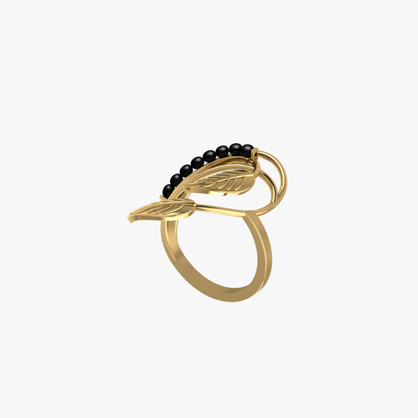 Leafy Affair Mangalsutra Ring