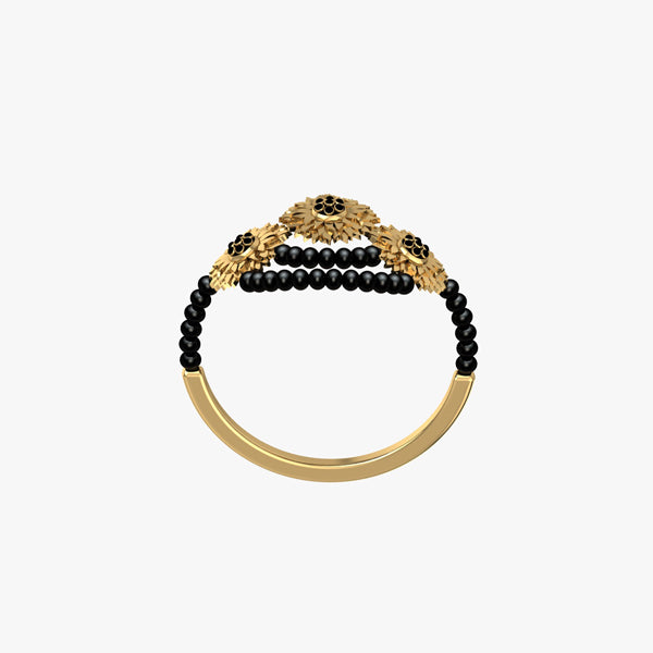 Sunflower Vibes Mangalsutra Ring
