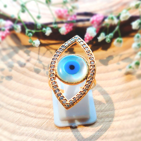 Watchful Evil Eye Ring