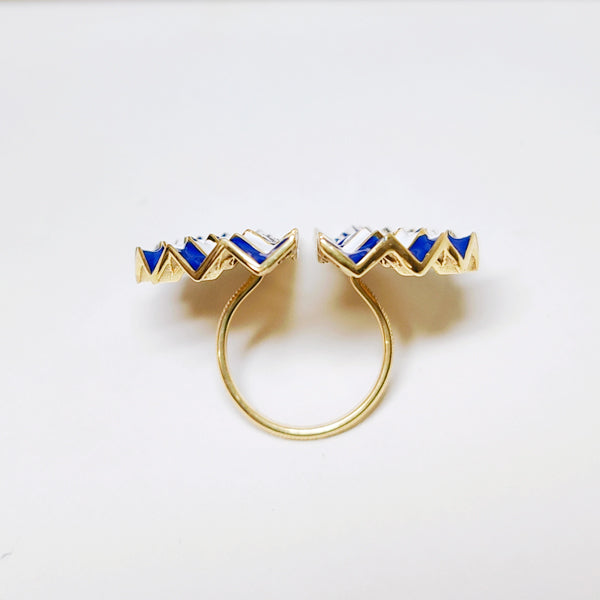 Crisp & Crinkle Statement Ring