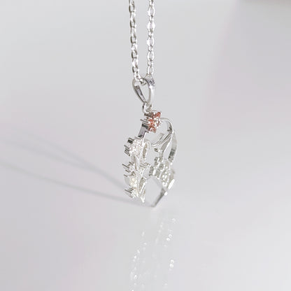 Celestial Embrace Mother and Baby Pendant in 925 Silver