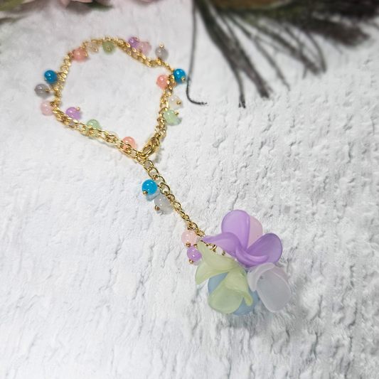 Colorful Gems Stylish Lumba Rakhi