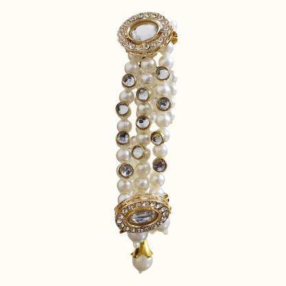 Pearl Stretch Bangle Bracelet for Sisters