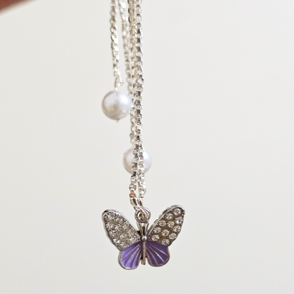 Butterfly Charm Bracelet Rakhi for Sisters