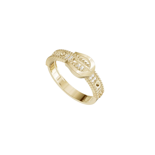 Naata Ring - Belt-Inspired Statement Ring