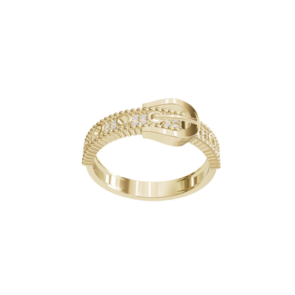 Naata Ring - Belt-Inspired Statement Ring