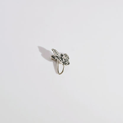 Butterfly Nose Pin in Oxidised 925 Silver