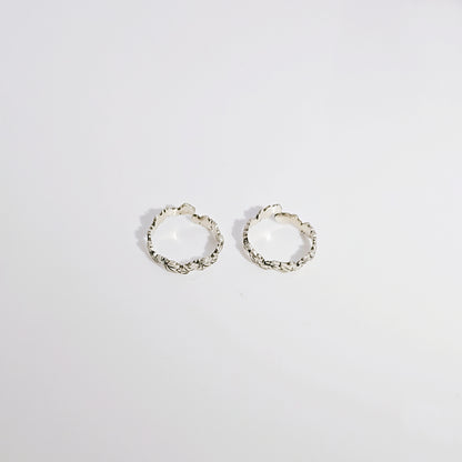 Maple Leaf Toe Ring in Oxidised 925 Silver
