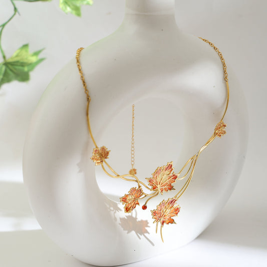 Maple Paradise Collar Necklace