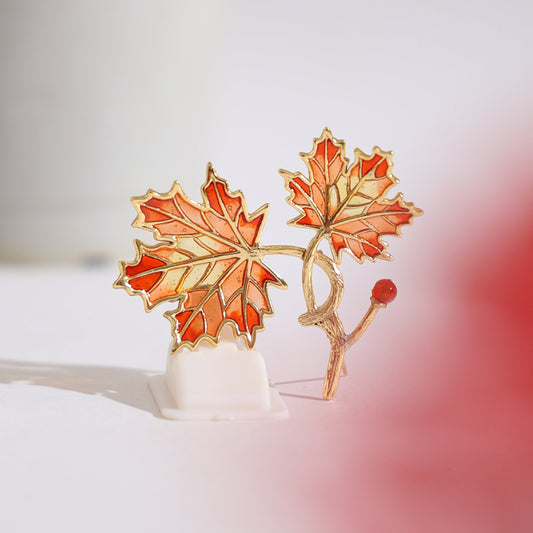 Maple Treasure Brooch