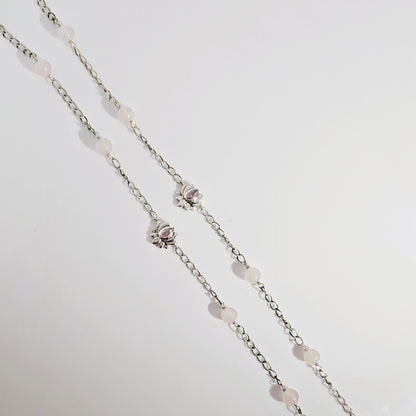 Lotus Anklet in 925 Silver
