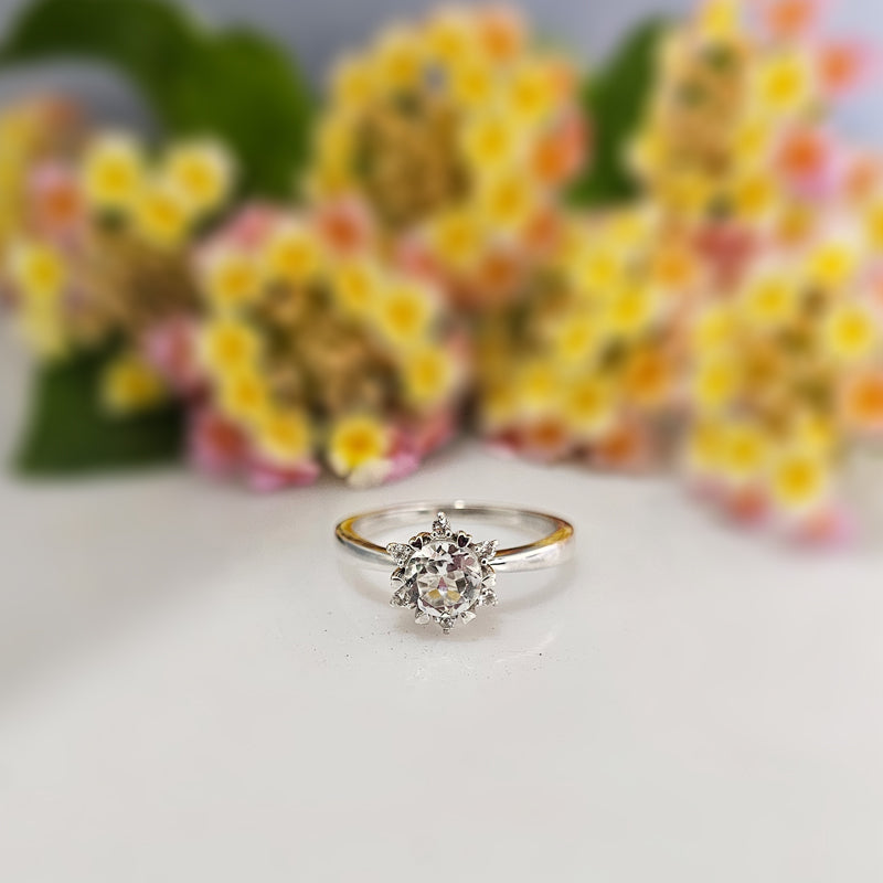 Sterling Silver Solitaire Ring – Classic CZ Ring