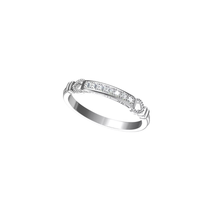 Silver Saptika Ring – Band for Women