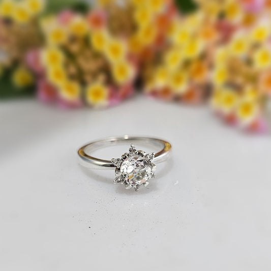 Sterling Silver Solitaire Ring – Classic CZ Ring