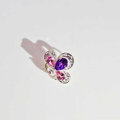 Adorn the Wings Nose pin in 925 Silver (No Piercing)
