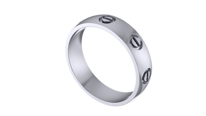 Screw Patterned Ring