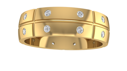 Double Shine Band Ring