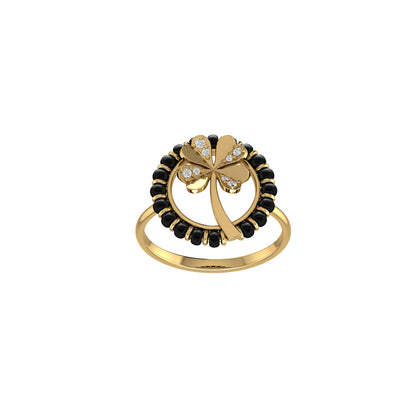 Clover Mangalsutra Ring