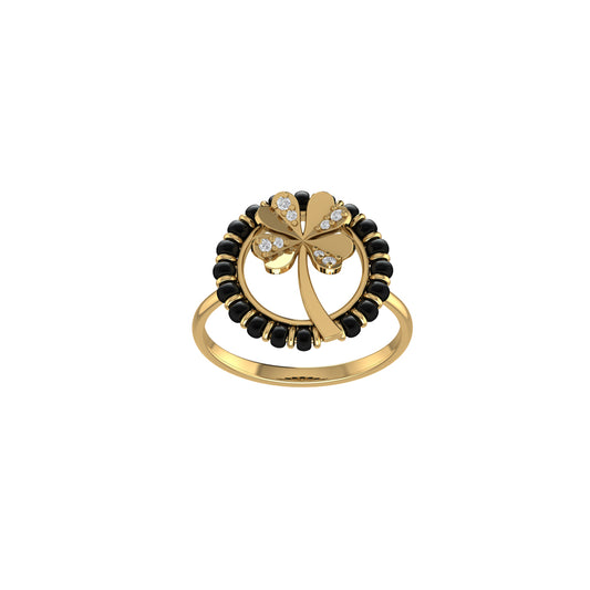 Clover Mangalsutra Ring