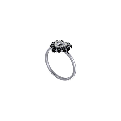 Shining Heart Mangalsutra Ring