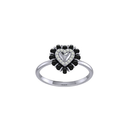 Shining Heart Mangalsutra Ring