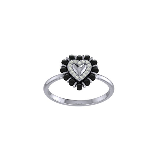 Shining Heart Mangalsutra Ring