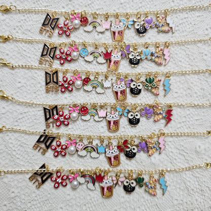 Charms Loaded Bracelet Rakhi (Random Colors)(Check Images)