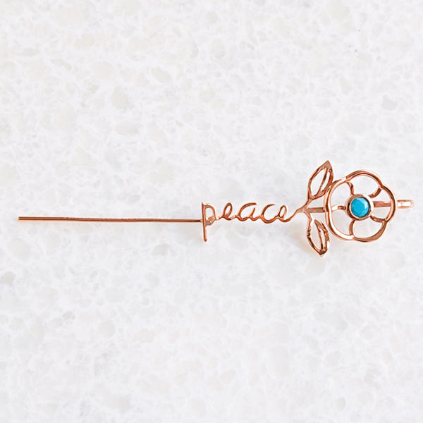 Peace is always Beautiful Ear Climber