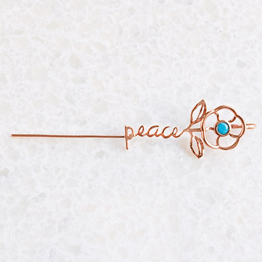 Peace is always Beautiful Ear Climber