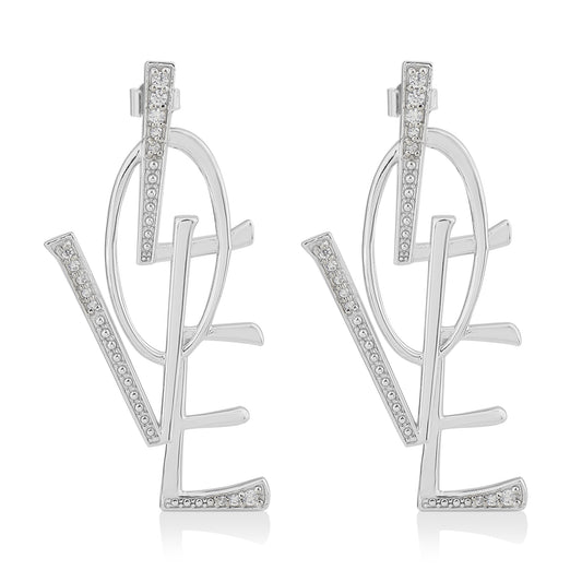 Love is in the Air Statement Earrings