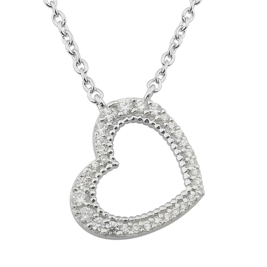 Sparkling Heart Necklace