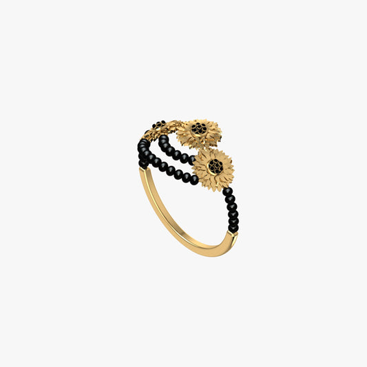 Sunflower Vibes Mangalsutra Ring