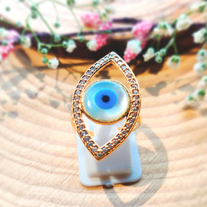 Watchful Evil Eye Ring