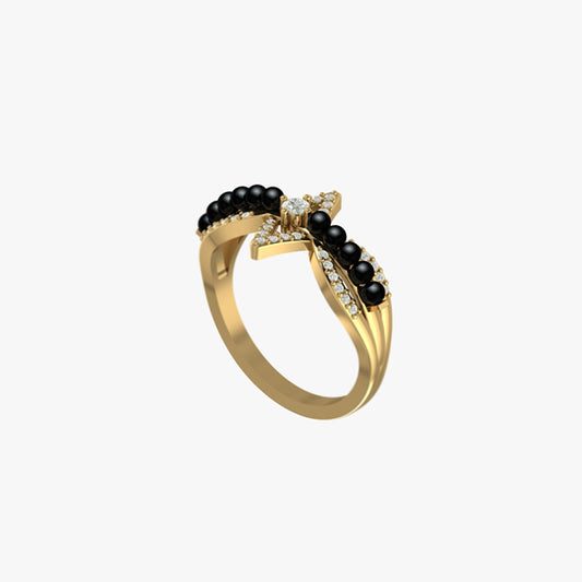 Rhombus Of Desire Mangalsutra Ring