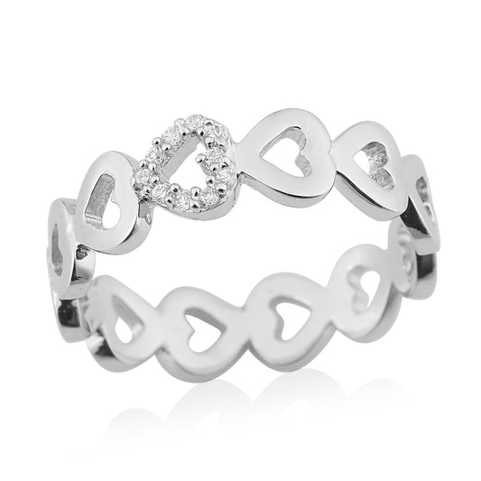 Heart Eternity Band Ring